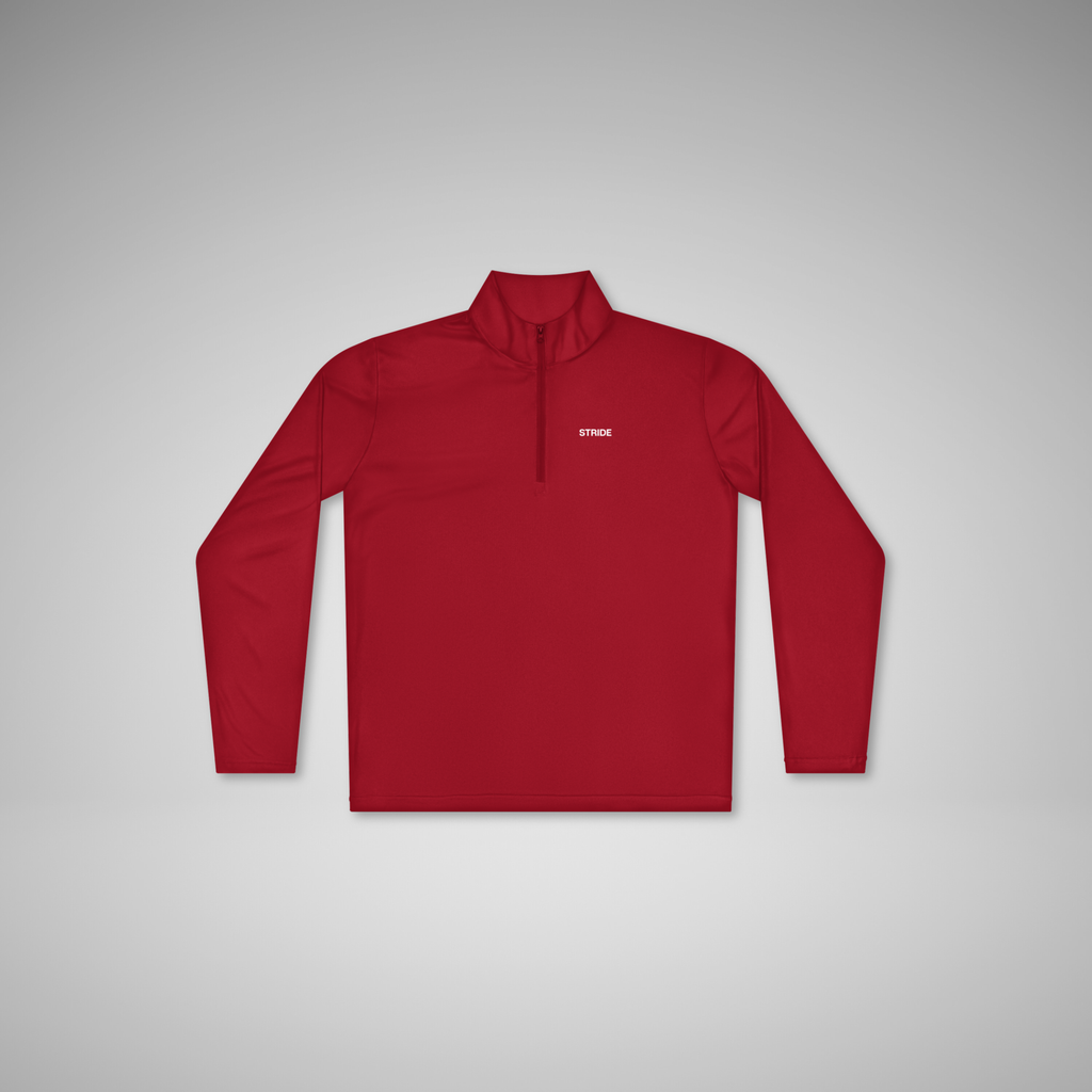 Equinox Quarter Zip - Red